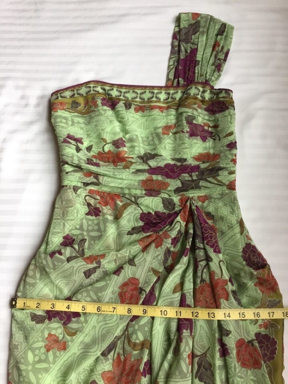 NICOLE MILLER Silk DRESS Size: 4 (SMALL) NWT 100% Silk Paisley Lined - Picture 8 of 12